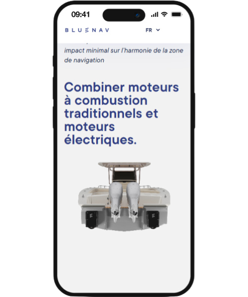 refonte site vitrine wordpress bluenav site web responsive ordinateur mobile