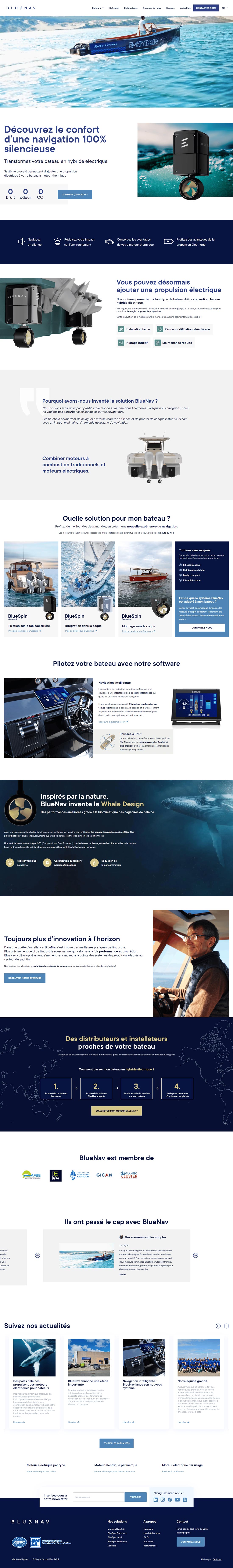 bluenav refonte site internet site vitrine wordpress webmarketing référencement naturel seo