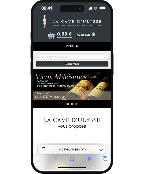 site e-commerce responsive prestashop couplage erp négoce de vin déclinaison prix stocks
