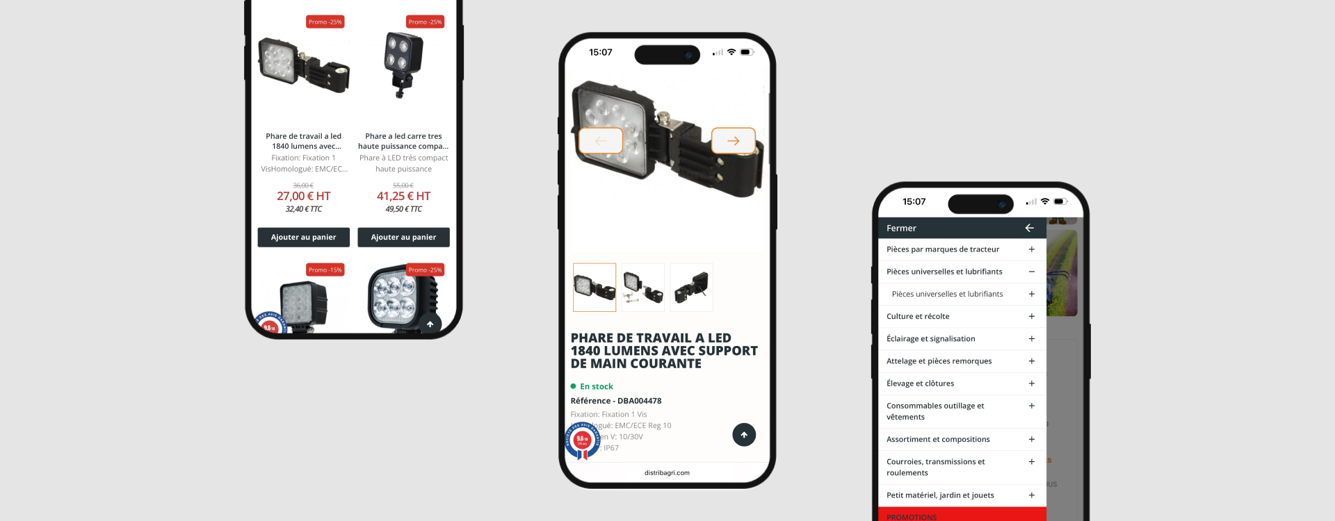 site e-commerce sur mesure PrestaShop responsive mobile friendly agence digitale bordeaux