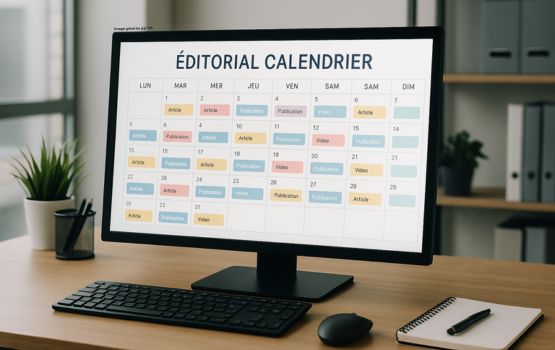 planification contenu web calendrier éditorial réseaux sociaux stratégie éditoriale agence bordeaux