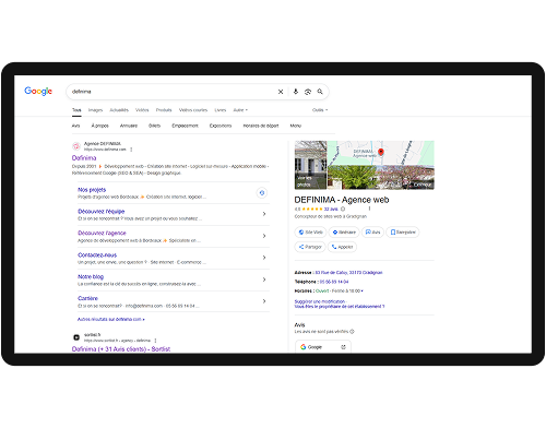 stratégie référencement naturel SEO payant SEA Google Ads visibilité moteurs recherche bordeaux