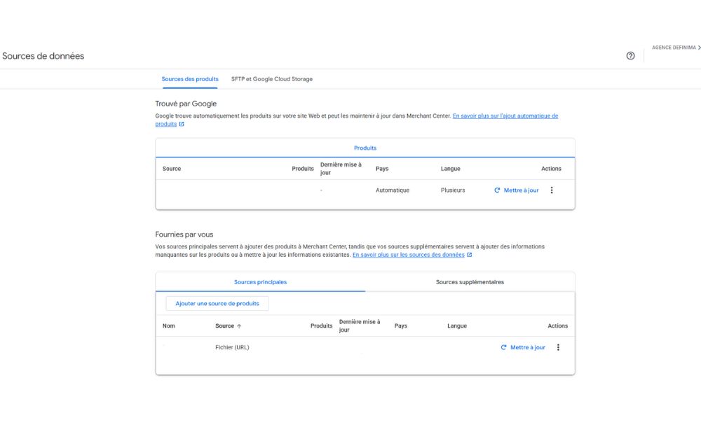 Flux produit Google Shopping validé