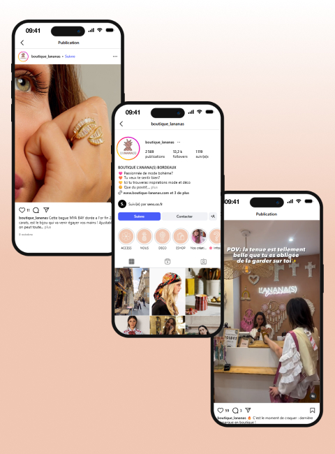 agence digitale bordeaux développement prestashop ecommerce api vêtements boutique instagram