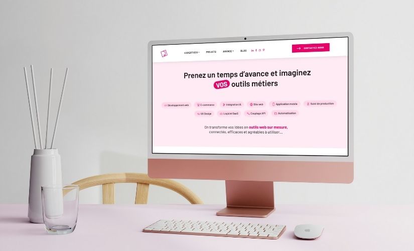 avantage site internet vitrine présence ligne professionnelle acquisition clients agence web bordeaux