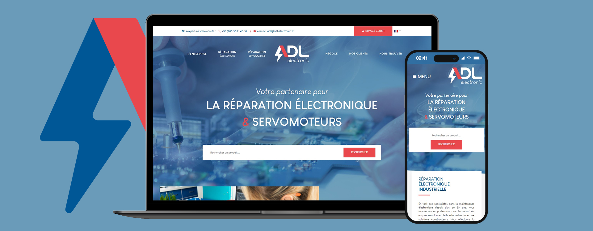Couplage ERP catalogue produit automatisation temps réel site Wordpress ADL Electronic gestion inventaire productivité