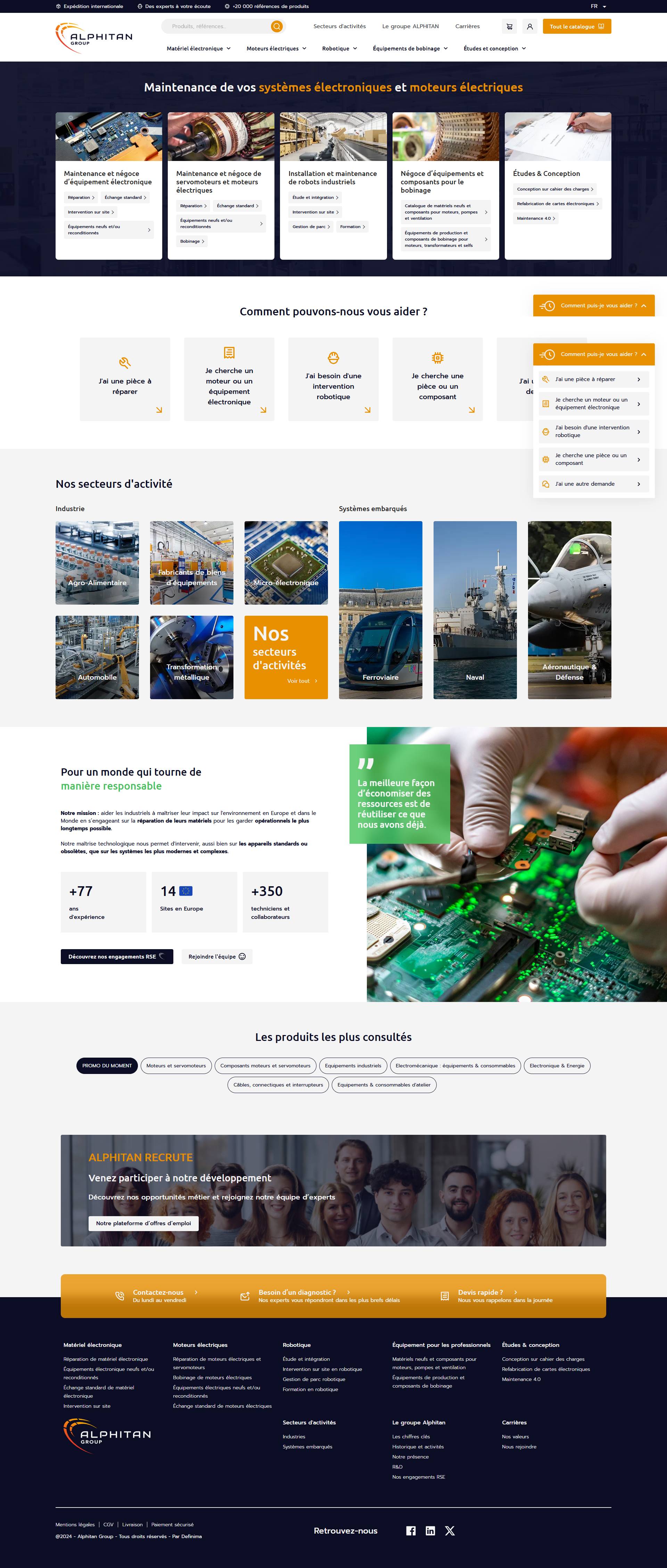 Agence Definima Bordeaux developpement e-commerce prestashop 8.1 groupe alphitan industriel